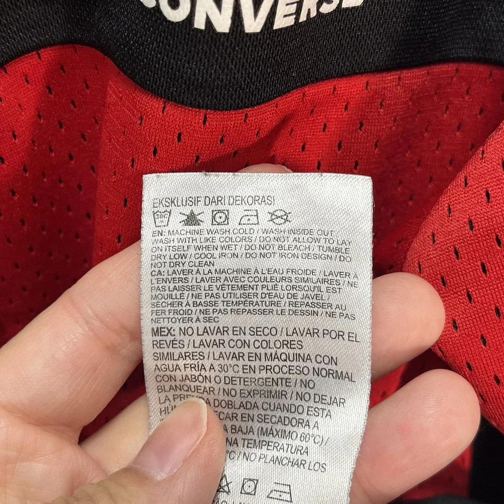 Converse Full Zip Jacket Boys Large Athletic Casual Outdoors Colorblock Pockets